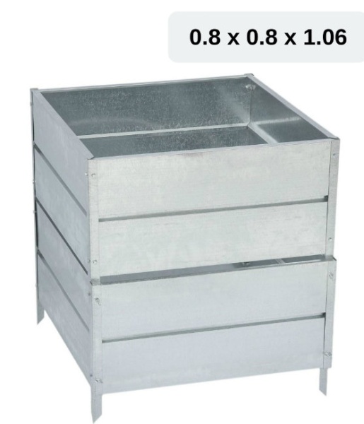 Компостер Оцинкованный 800X800