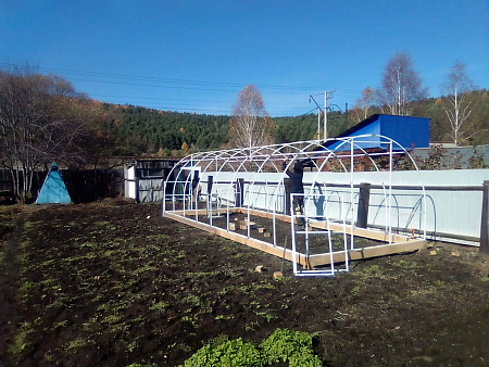 Теплица из квадратной трубы 20*20, каркас