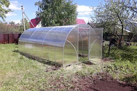 Теплица БЕТТА из прочной оцинкованной квадратной трубы 25*25, каркас