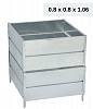 Компостер Оцинкованный 800X800