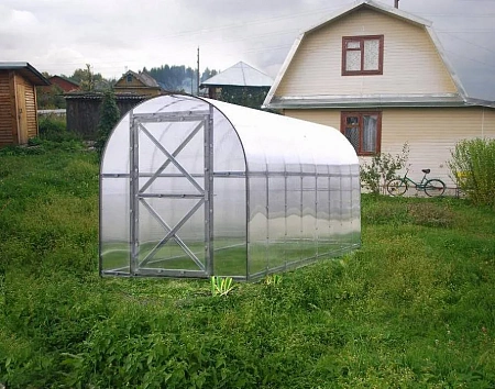 Теплица Перчина-М из квадратной трубы 44*15, каркас